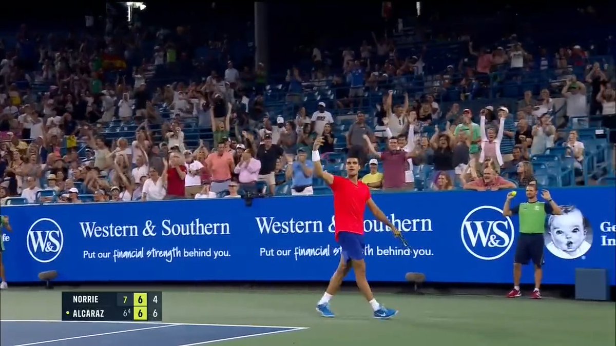 ¡Locura de Alcaraz en Cincinnati 2022! 🤯🙌 📺 Mirá el mejor tenis en el Plan Premium de #DisneyPlus.