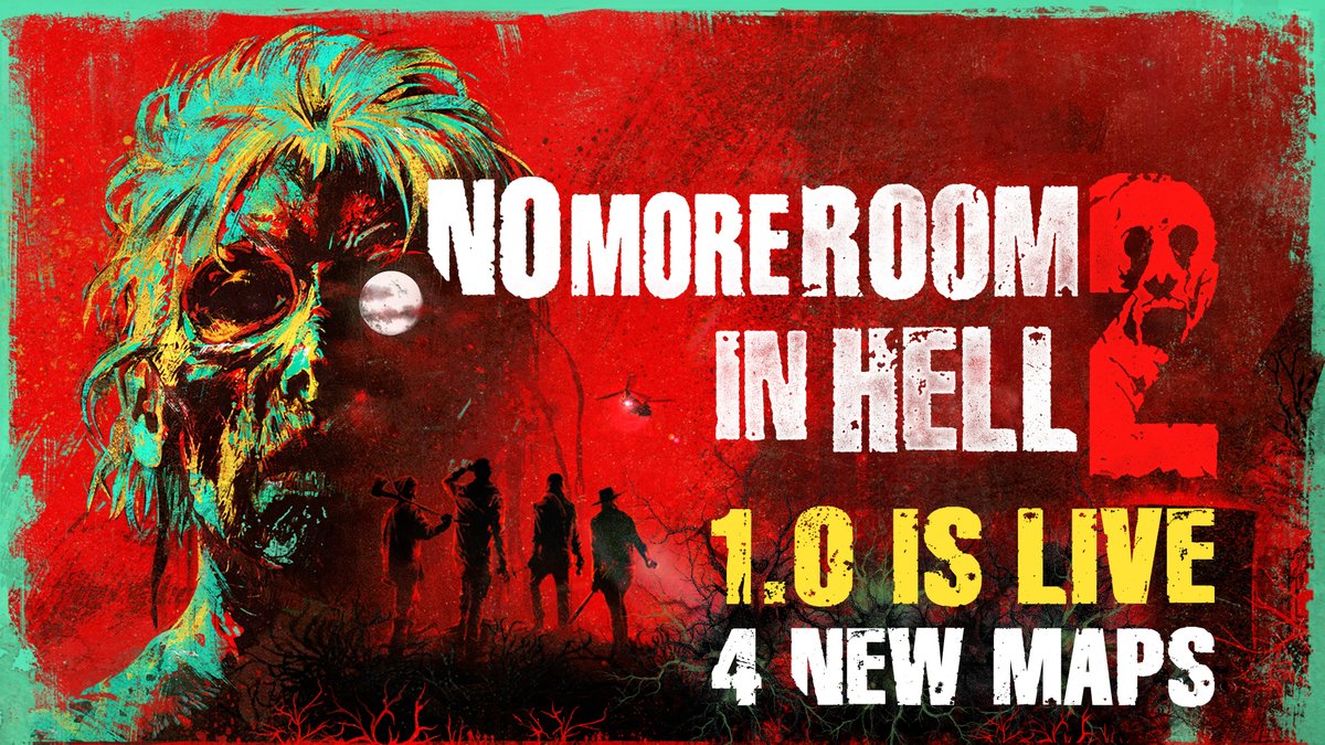 Armageddon, our 1.0 update, is LIVE NOW! 🚨 This release includes our exit from Early Access, the addition of PlayStation and Xbox consoles, Survival Mode, Raven Rock, and so many more features and improvements. Start fresh and survive hell together! 🧟