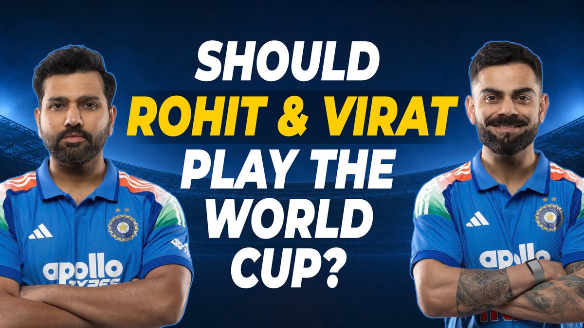 ๐จ The Big Question for 2027 ODI World Cup ๐จ Should Rohit Sharma & Virat Kohli play the marquee eventโ Here's what fans have to say ๐ฃ๏ธ #IndependenceDaySpecial