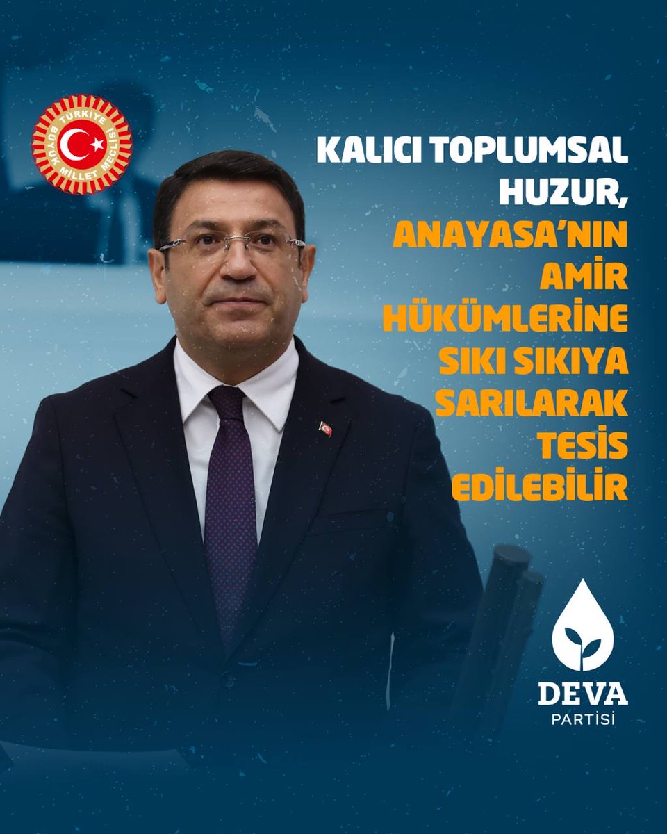 İdris Şahin: "Biz, terörün bitmesini, silahların ebediyen gömülmesini, annelerin gözyaşının dindiği bir Türkiye'yi elbette istiyoruz. Ancak kalıcı toplumsal huzur, Anayasa'yı teğet geçerek değil, Anayasa’nın amir hükümlerine sıkı sıkıya sarılarak tesis edilebilir."