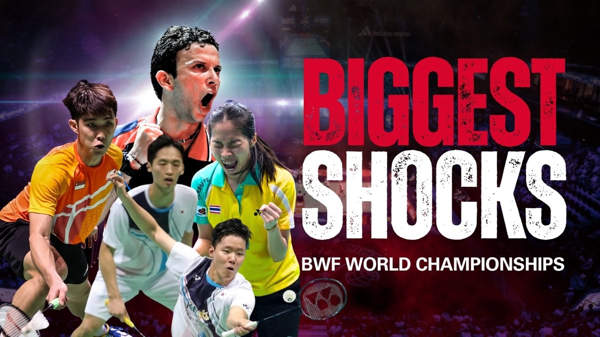 When the unexpected becomes unforgettable. Relive some of the biggest shocks in #BWFWorldChampionships history. 🔥