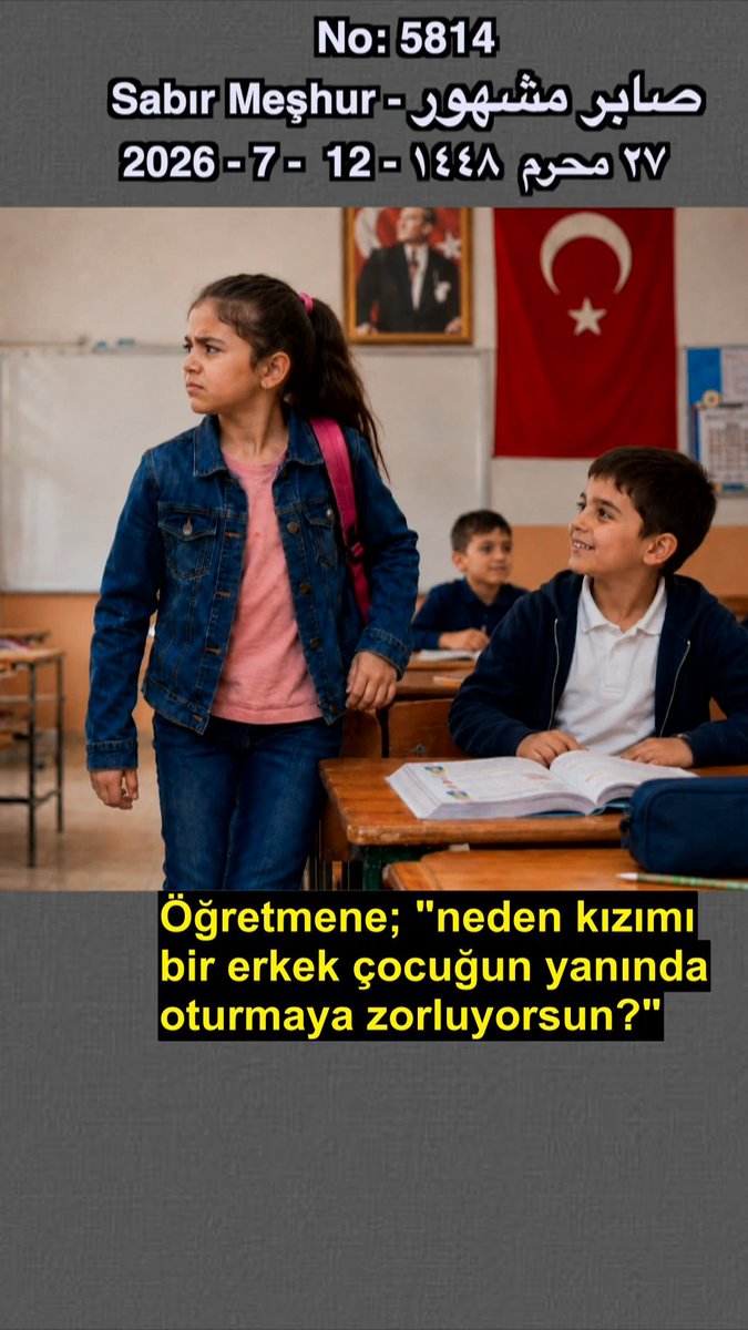 Sabır Meşhur: Kızım Erkek Çocukla Aynı Sırada Oturmayı Reddetti - Altyazi