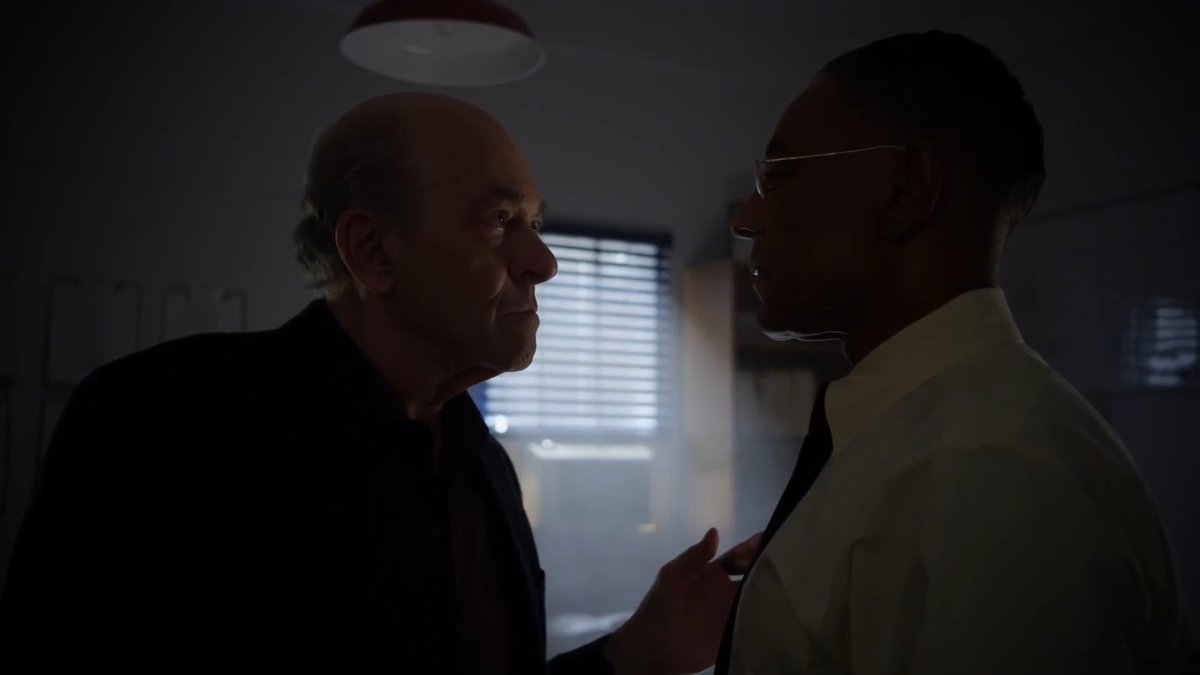 It's crazy how manipulative Gus is. He orchestrated the whole thing. Made sure that the salamancas aren't able to transport the product themselves so he is the only one that can do so. He puts Hector in the position where he would need him and then also makes sure that Hector thinks it's his own idea. He makes sure to act reluctant and feel insulted about the whole ordeal to sell the lie that it was his doing all along. It is this event that eventually leads to Eladio handing over all of the north to Gus and Hector was none the wiser
