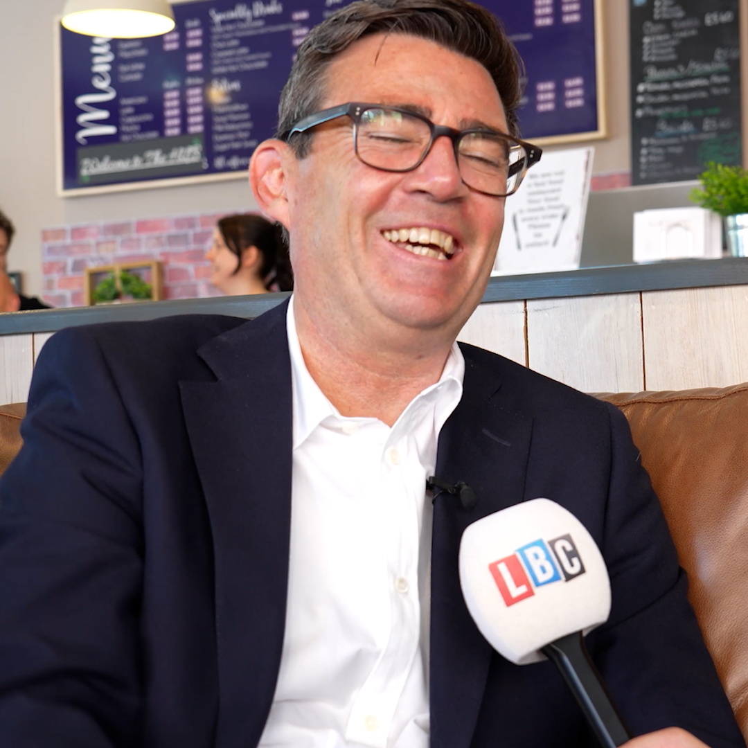 'I'm a fan.' Andy Burnham tells us his Greggs order.