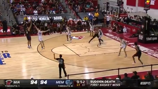 On this day in 2021: Max Strus called game, draining the sudden-death 3 in double OT to give the Heat the win in the NBA Summer League 🔥