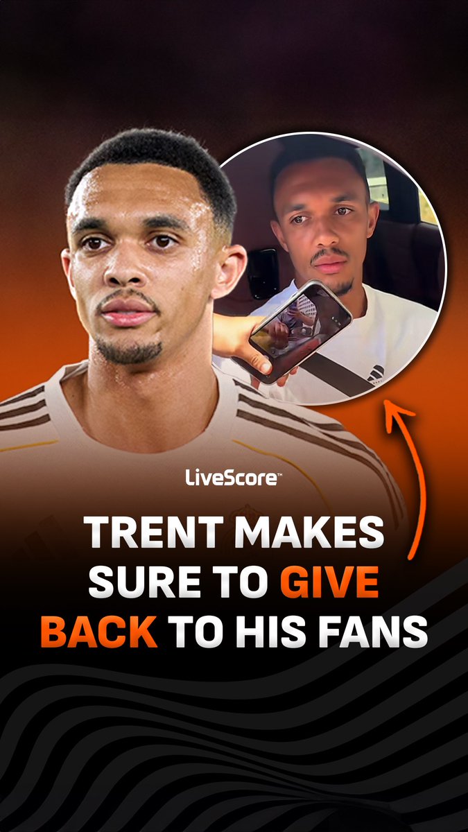 Trent Alexander Arnold stopped for pictures and autographs with some young Real Madrid fans, but he didn't look too happy 🫣✍️