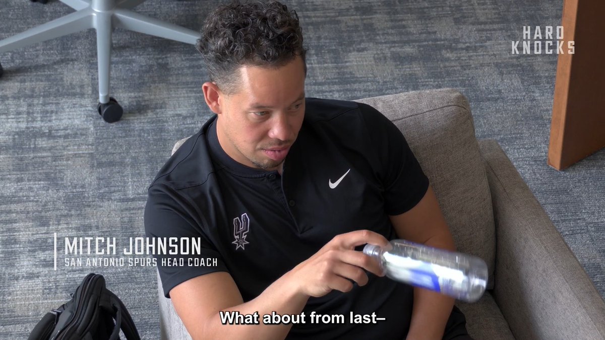 .San Antonio Spurs HC Mitch Johnson made a visit to Seattle Seahawks camp to talk about leadership and culture with Mike Macdonald. Hard Knocks: Training Camp with the Seattle Seahawks airs tonight at 9pm ET on HBO Max