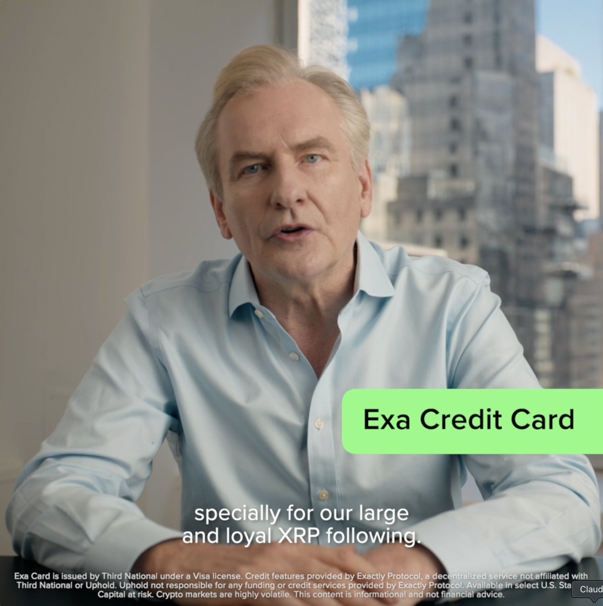 Make your digital assets work harder. Uphold CEO Simon McLoughlin breaks down how the Exa Credit Card, powered by Exactly Protocol 𝚵, lets you spend against your XRP in the real world without selling the crypto you believe in ↓