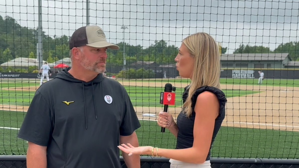 🎤 Avarie Howard catches up with Prep Baseball New York Director Jared Carrier (Jared Carrier) to discuss the growth of the Future Games, what he tells his players before stepping onto the biggest stage in front of 400+ college coaches, and Colin Raymond's incredible #PBFG26 performance. 👀👏 LakePoint Sports