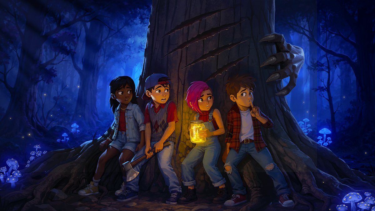 In Voidwood, you and your friends play as children lost in a cursed forest, scavenging for supplies and crafting tools by day in order to survive and escape at night when The Beast, an unkillable monstrous force, is unleashed. First details and trailer: