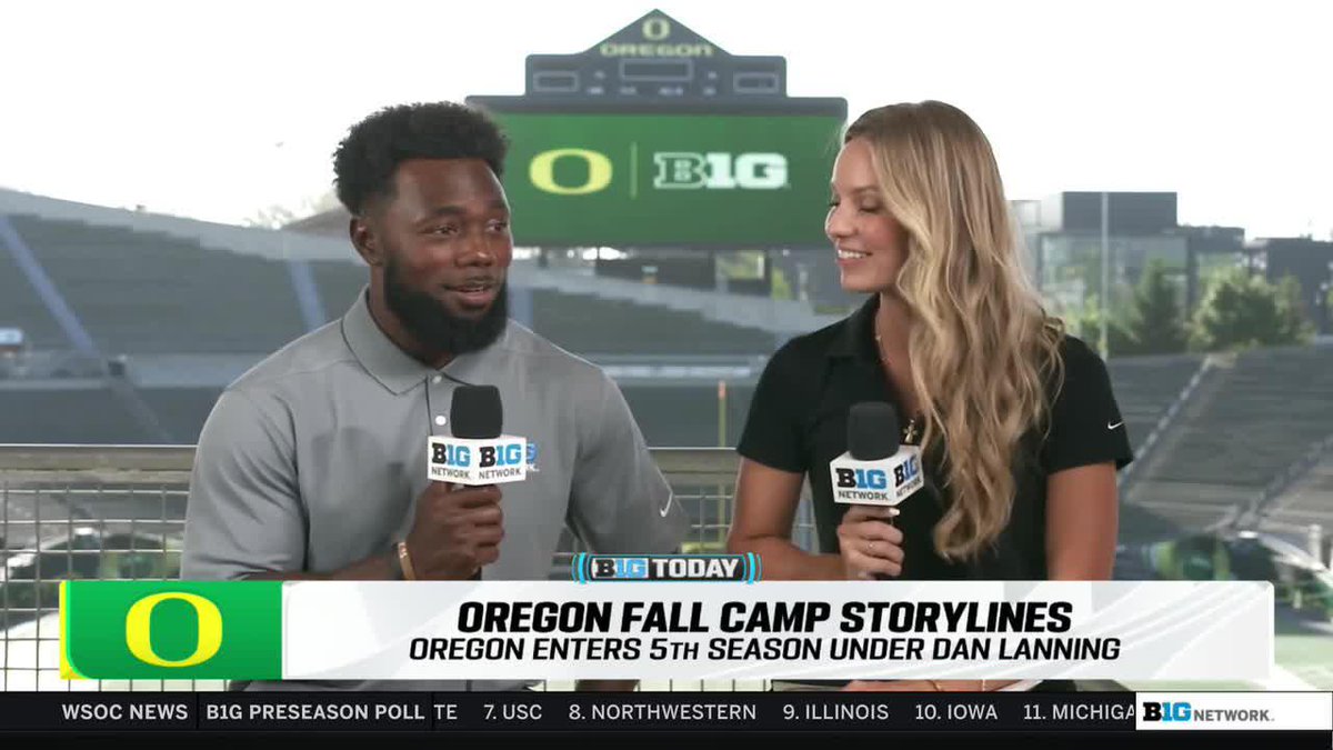 "Well that's what happens when you're at a championship-caliber program." Ducks HOFer Kenjon Barner had high praise for Dan Lanning and his Oregon Football squad. #B1GToday