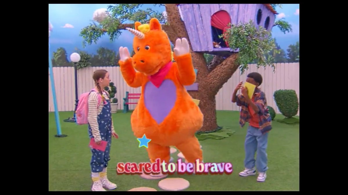 When you're afraid, just sing this song!