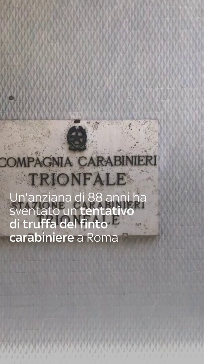 Una donna di 88 anni ha sventato una truffa del finto carabiniere a Roma, fingendo di credere a un falso maggiore dell’Arma che le chiedeva di consegnare i propri gioielli con il pretesto di un grave problema riguardante sua figlia. Anziché cedere al ricatto, l'anziana ha allertato il 112 consentendo ai militari del nucleo operativo di Roma Trionfale di arrestare una ventenne, giunta nell’abitazione della donna per ritirare l'oro. La ragazza è stata condannata a un anno e 4 mesi, con pena sospesa. Sulla vicenda è intervenuta anche la premier Giorgia Meloni, che ha fatto "un grande plauso alla signora di 88 anni che non si è lasciata ingannare”.