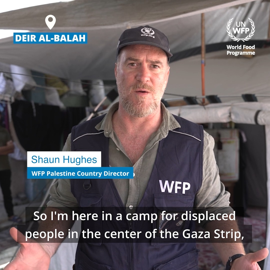 Humanitarian assistance remains a lifeline for people in #Gaza. WFP’s cash transfers help families like Ekhlas’s buy fresh food. But funding shortages have forced WFP to cut assistance for 75,000 people in Gaza, with more cuts likely. Funding shortages threaten food security.