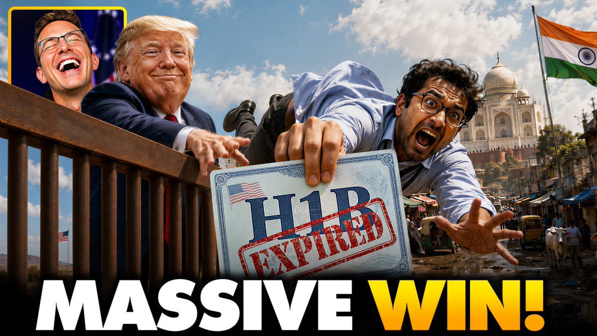 Trump Makes MASSIVE Move on H-1B Visas That Could Send THOUSANDS Back to India DHS has advanced a proposal to get rid of the 60 day window to find new employment after job loss This would allow for the U.S. to send them back IMMEDIATELY It’s time to end the H-1B scam for good
