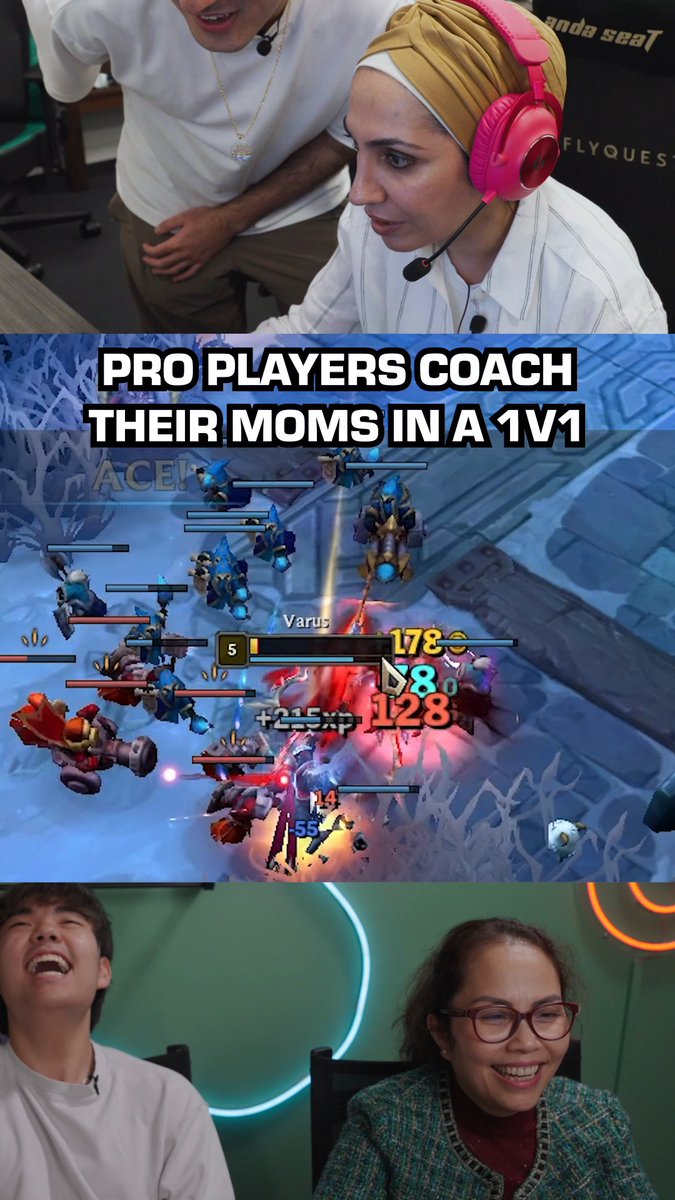Can Michael Luu & Fahad Abdulmalek coach their moms in League 🤔
