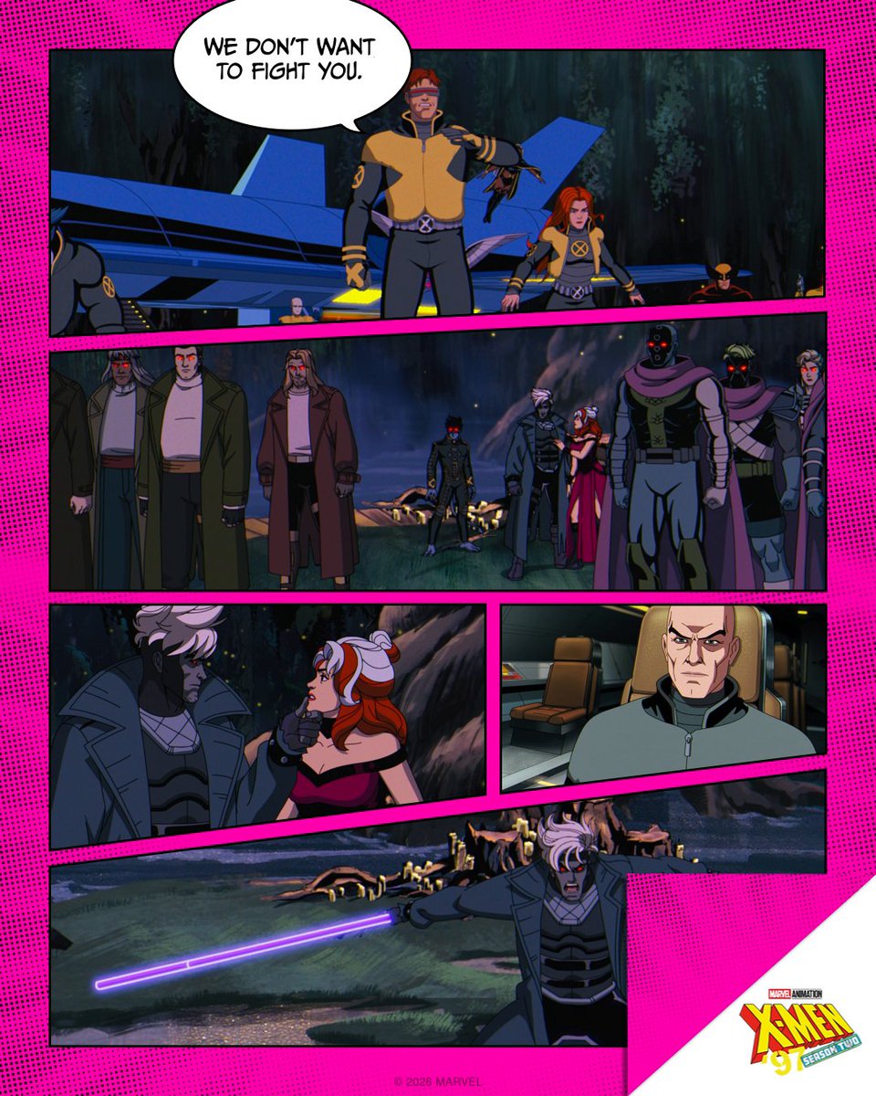 It’s the X-Men vs. Gambit Stream Marvel Animation’s #XMen97 Season 2 now, and don’t miss the season finale tomorrow, only on Disney+.