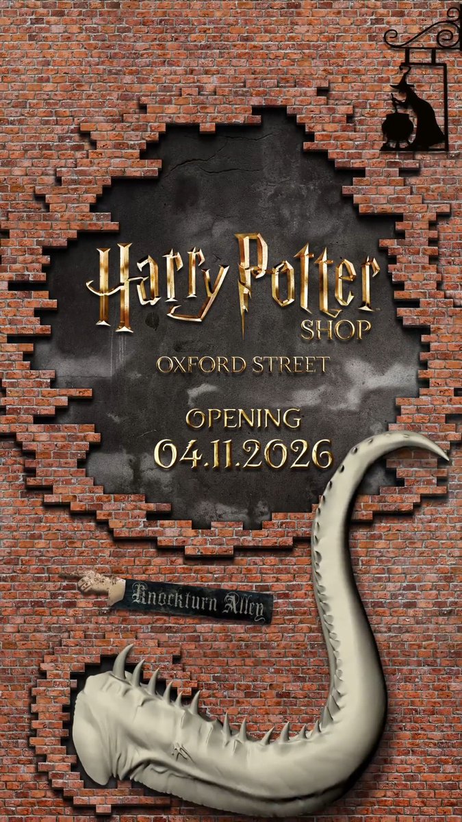 Wands at the ready, Oxford Street is about to get a little more magical ✨ Opening 4th November 2026, Harry Potter Shop Oxford Street will be the UK's largest official Harry Potter Shop. See you there in November 🪄 #HarryPotter #HarryPotterOxfordStreet #ComingSoon #London