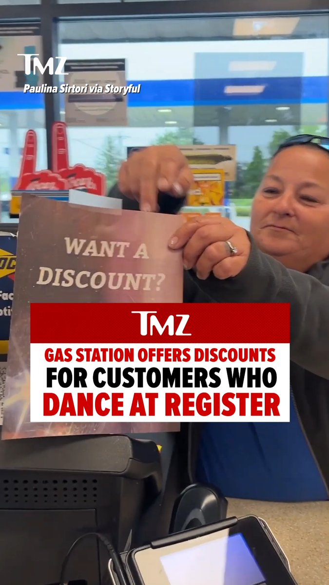 💃🕺 A gas station in New York gave customers 20% off their entire purchase, including gas, if they busted out a dance move at the register.