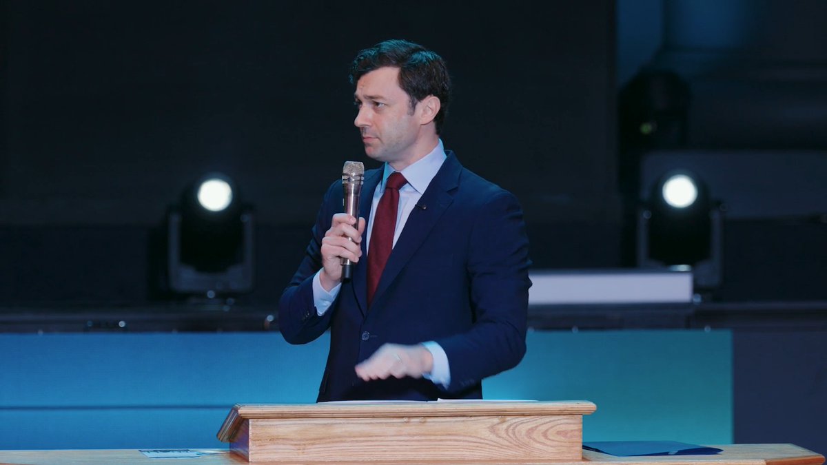 Ossoff: Maybe you saw Jay Clayton, the president's nominee to lead our intelligence services, refuse again and again while under oath to affirm Donald Trump's defeat in the 2020 election. Or maybe you saw Pete Hegseth before the Senate refusing to recant his lies about the war in Iran. And there's something uniquely despicable about lying a nation into war. Treating citizens as fools and the selfless patriots who serve as pawns.