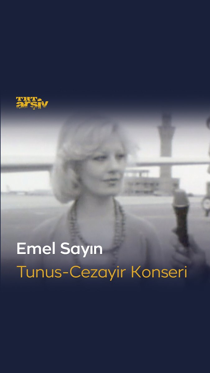 1975 yılına gidiyoruz, Tunus ve Cezayir konserleri öncesi Emel Sayın’a mikrofon uzatıyoruz. 🎤