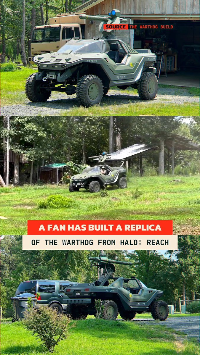The Warthog from Halo: Reach is real 🤯