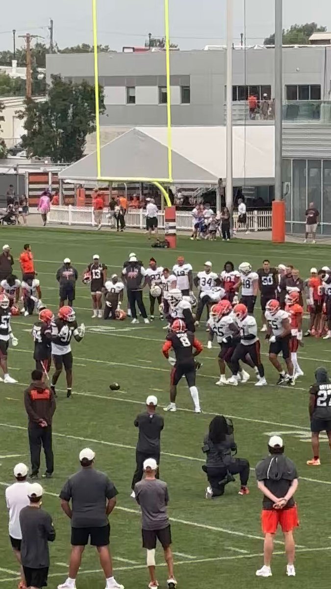After remaining in each others face all practice long…Verse &amp; Fano show the mutual respect at the end of practice. Fano getting better everyday.