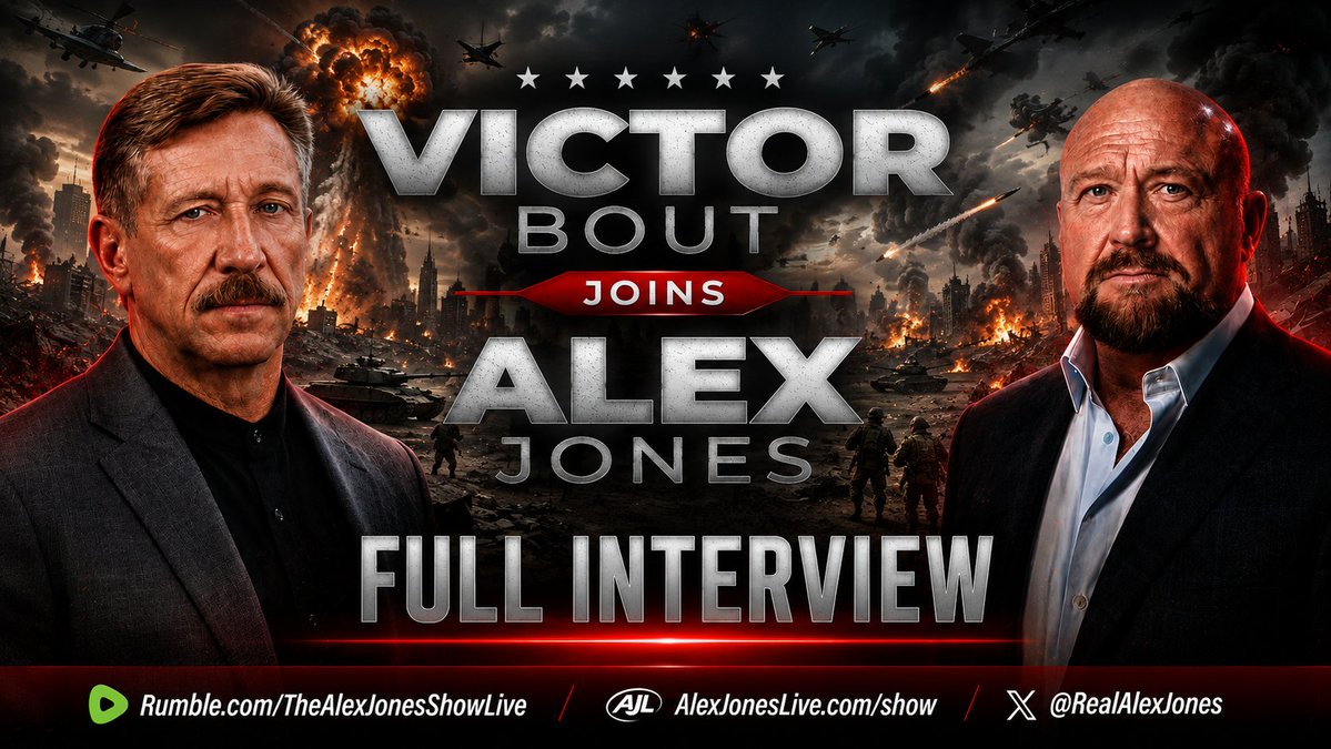 ⚠️WARNING: The Next 2-3 Months Are The Most Critical Period In Human History, Military Expert & Top Russian Insider Victor Bout Raises The Alarm! "Their Global Dominance Period Is Over, And There's Nothing They Can Do But Create A Global War & Make Sure Everyone Hates Each Other! We Need To Transcend That!" Victor Bout & Alex Jones Discuss How The Satanic Globalists Are Pushing To Create A New World War- Centering Around Russia VS The West- In A Final Attempt To Maintain Control Of Their Global Dominance, And They Wargame What Humanity Can Do To Stop Their Plan For Nuclear Armageddon! PLUS, Bout Breaks The Latest On Zelensky's Claim That Moscow Is Getting More North Korean Missiles, Reveals What Russia Is Looking To Do Next To Push Back Against NATO Aggression, & Responds To Questions From Alex Jones Live Listeners! THIS IS A MUST-WATCH/SHARE FULL INTERVIEW! Victor Bout Alex Jones Network 🔴WATCH/SHARE ALEX JONES LIVE: