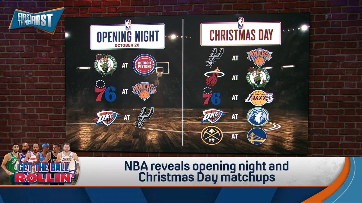 “When I saw these games, only one word came to mind… Adam Silver, you hit it out of the park, this is DELICIOUS!” Chris Broussard reacts to the NBA Opening Night and Christmas Day matchups:
