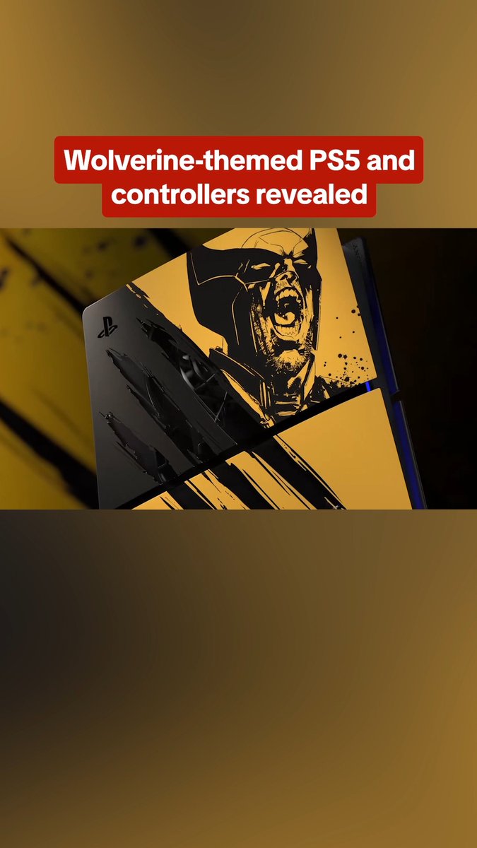 If you already own a PS5, you can get the console covers and controllers separately. There's also a silver Adamantium console cover exclusively for the PS5 Pro. #Wolverine
