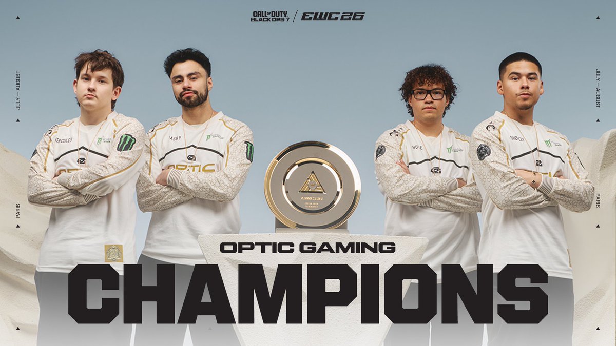 They came back with one goal in mind. Returning champions OpTic made sure their COD BO7 title stayed theirs at EWC26.