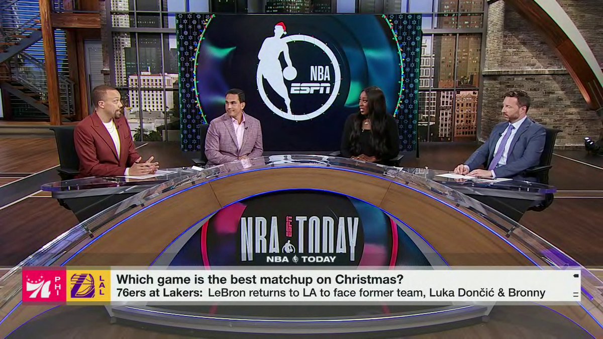 The NBA Today crew pick their favorite Christmas Day matchup on ESPN 🎄🏀