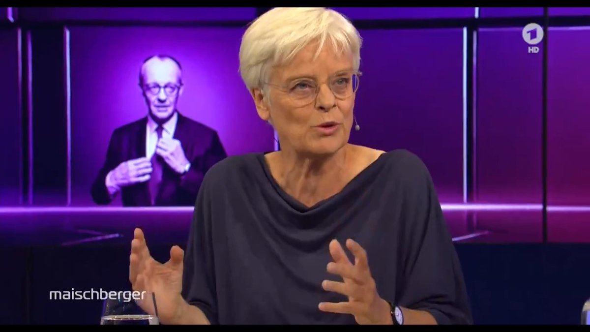 „Wie regieren geht, das wusste er nicht“, sagt die Journalistin Ulrike Herrmann mit Blick auf Friedrich #Merz. Alle bisherigen Kanzler hätten zuvor Regierungserfahrung gesammelt. Als Kanzler brauche es einen Profi „und nicht einen Laienschauspieler“. #maischberger