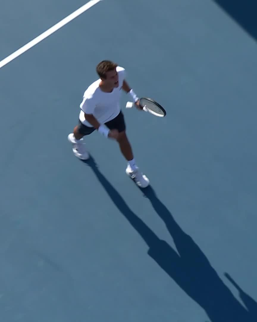 First Masters 1000 semi-finalist born in 2006 👶🏻 Jodar enters the biggest SF of his career, as he eliminates Fils 7-6(5) 6-3! #NBO26