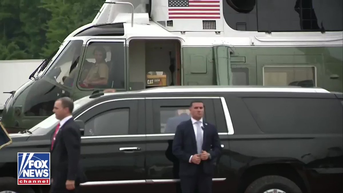 NOW: President Trump is on his way to the inaugural Freedom 250 Patriot Games, boarding Marine One en route to Geneva, Ohio.