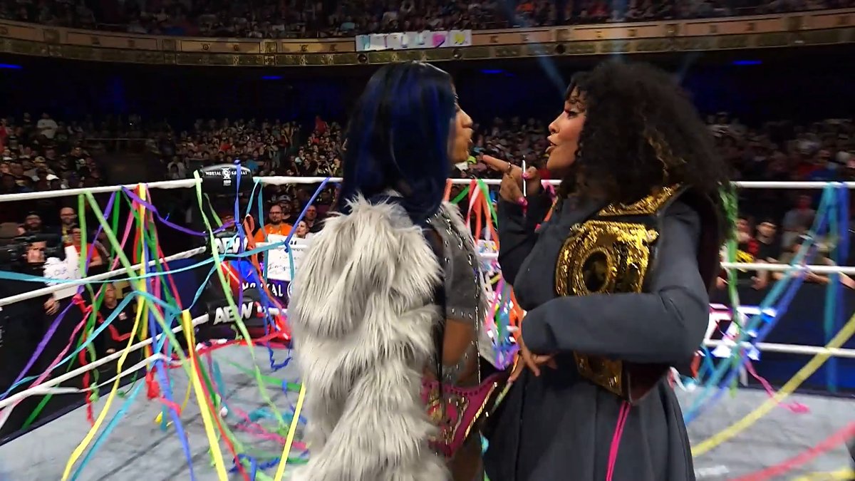 #AEWAllIn London 6pm BST/1pm EST/10am PST on PPV Sunday, 30 August AEW Women's World Title @WillowWrestles vs Big D Moné World Champion Willow faces rival &amp; #OwenCup Winner Mercedes Moné! Willow &amp; Mercedes fight for the AEW Women's World Title at Wembley Stadium!