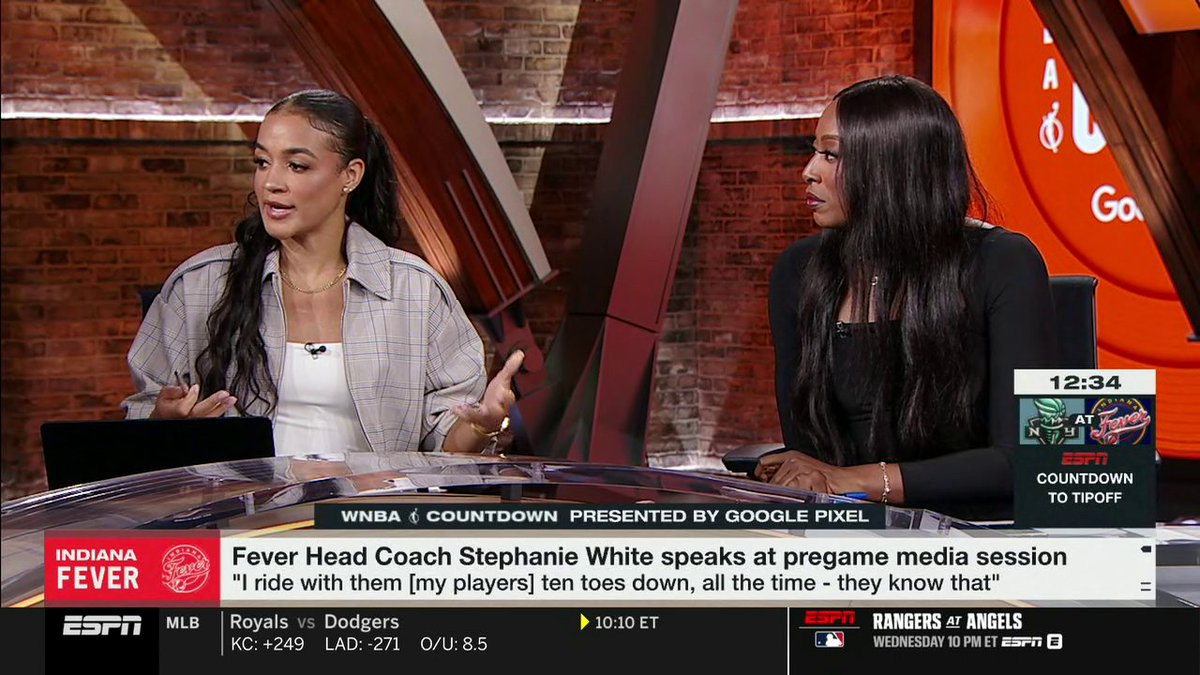 .Chiney Ogwumike and Andraya Carter react to Stephanie White's pregame comments.