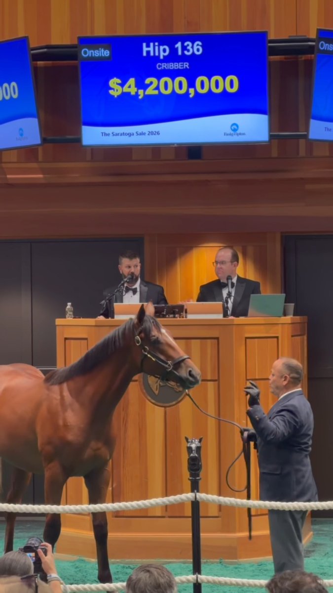 Hip 136 c. INTO MISCHIEF o/o All American Dream sells for $4,200,000 at The 105th Saratoga Sale! The colt is a full brother to MGSW Barnes. Congrats to the connections: B: Flying Dutchmen flyingdutchmenky C: Heartwood Farm, agt Br: Jeff Drown and Don Rachel, LLC Spendthrift Farm