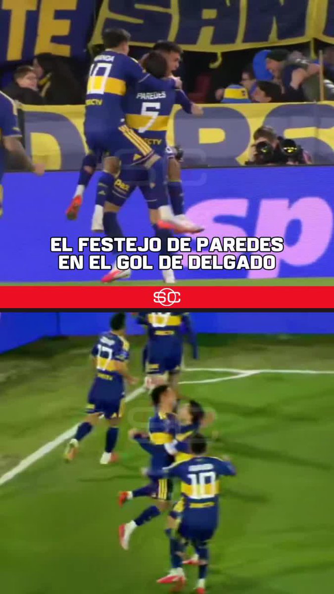 ¡PAREDES FUE CORRIENDO A ABRAZAR A DELGADO! El pibe lo dio vuelta para Boca ante Recoleta y el capitán fue directo a festejarlo con él. ¡No se lo olvida más!