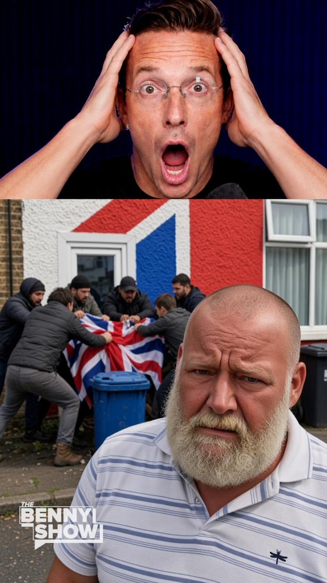 Illegal invaders STOLE this British patriotโs flag, he responded PERFECTLY. All houses are going to look like this after Elon Musk buys the United Kingdom ๐คฃ๐ฌ๐ง