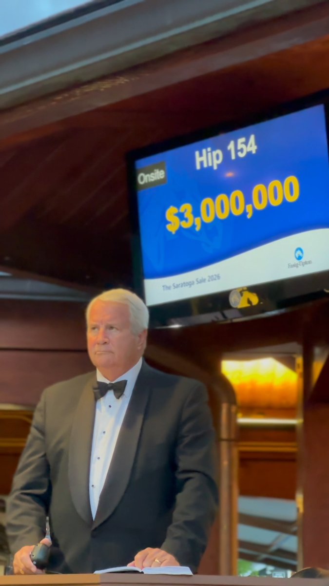 Hip 154 c. INTO MISCHIEF o/o Beyond Perfection sells for $3,000,000 at The 105th Saratoga Sale! Congrats to the connections: B: Flying Dutchmen flyingdutchmenky C: Heartwood Farm Br: Santa Rosa Partners Spendthrift Farm