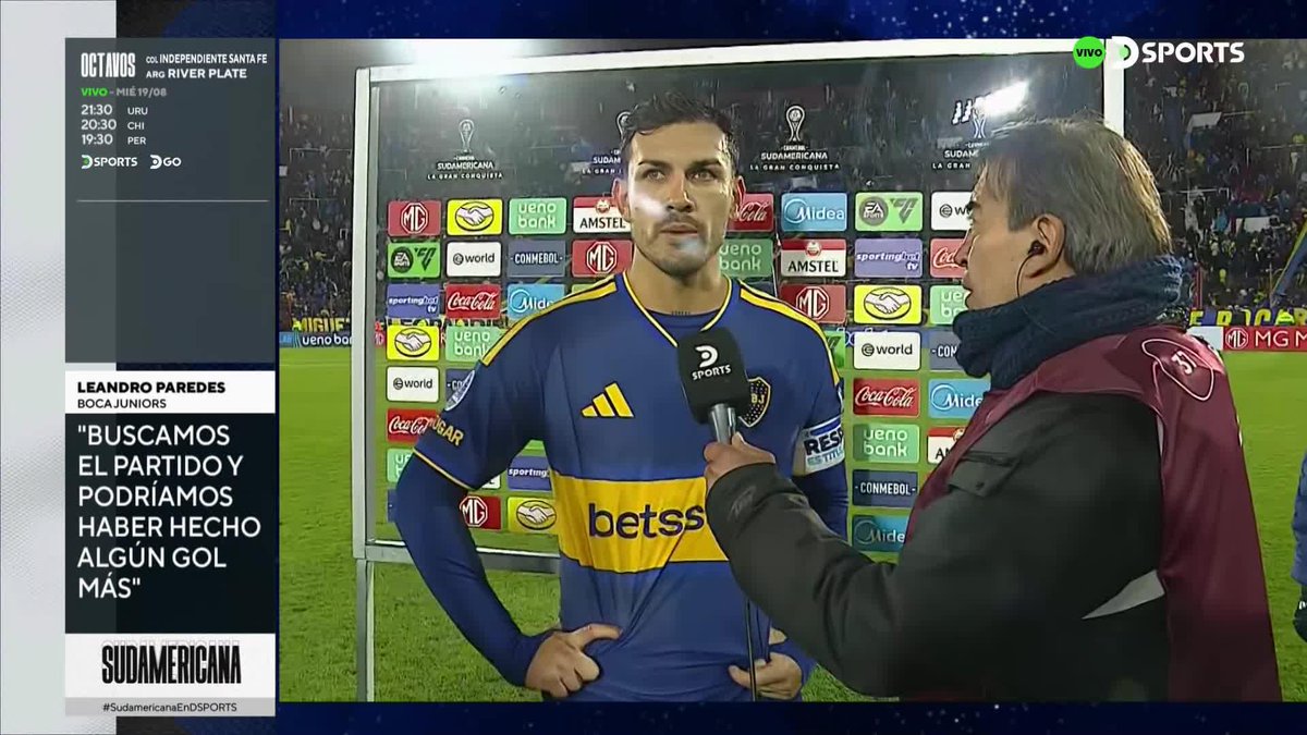 🗣️LEANDRO PAREDES: "Nos vamos contentos porque hicimos el partido que queríamos. Duele el gol por una jugada muy aislada, pero buscamos el resultado. La idea del entrenador es clara, ser protagonistas y vamos de menor a mayor y muy bien".