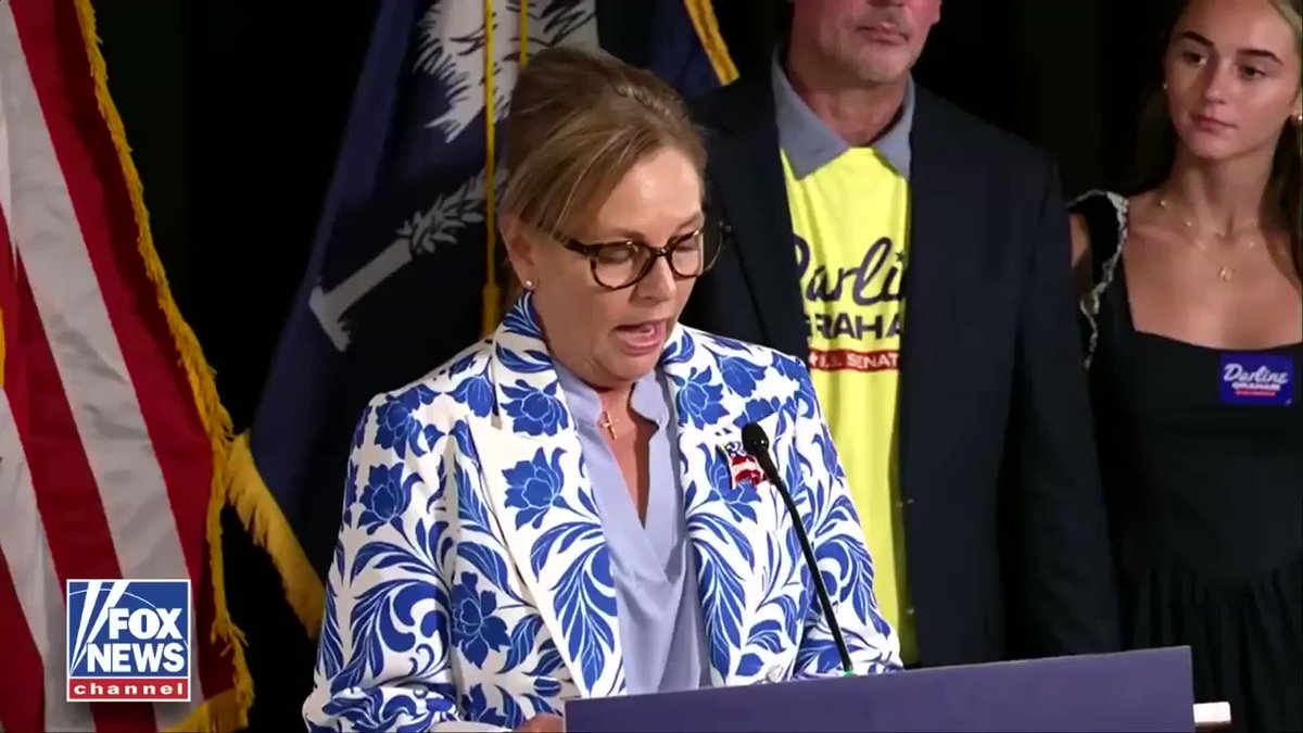 NEW: Sen. Darline Graham thanks President Trump for his support as she heads to a runoff for a full term in South Carolina: "I want to thank President Trump for his steadfast support and his complete and total endorsement means so much to me." "He knows that I will stand with him and fight for his agenda, just like Lindsey did."