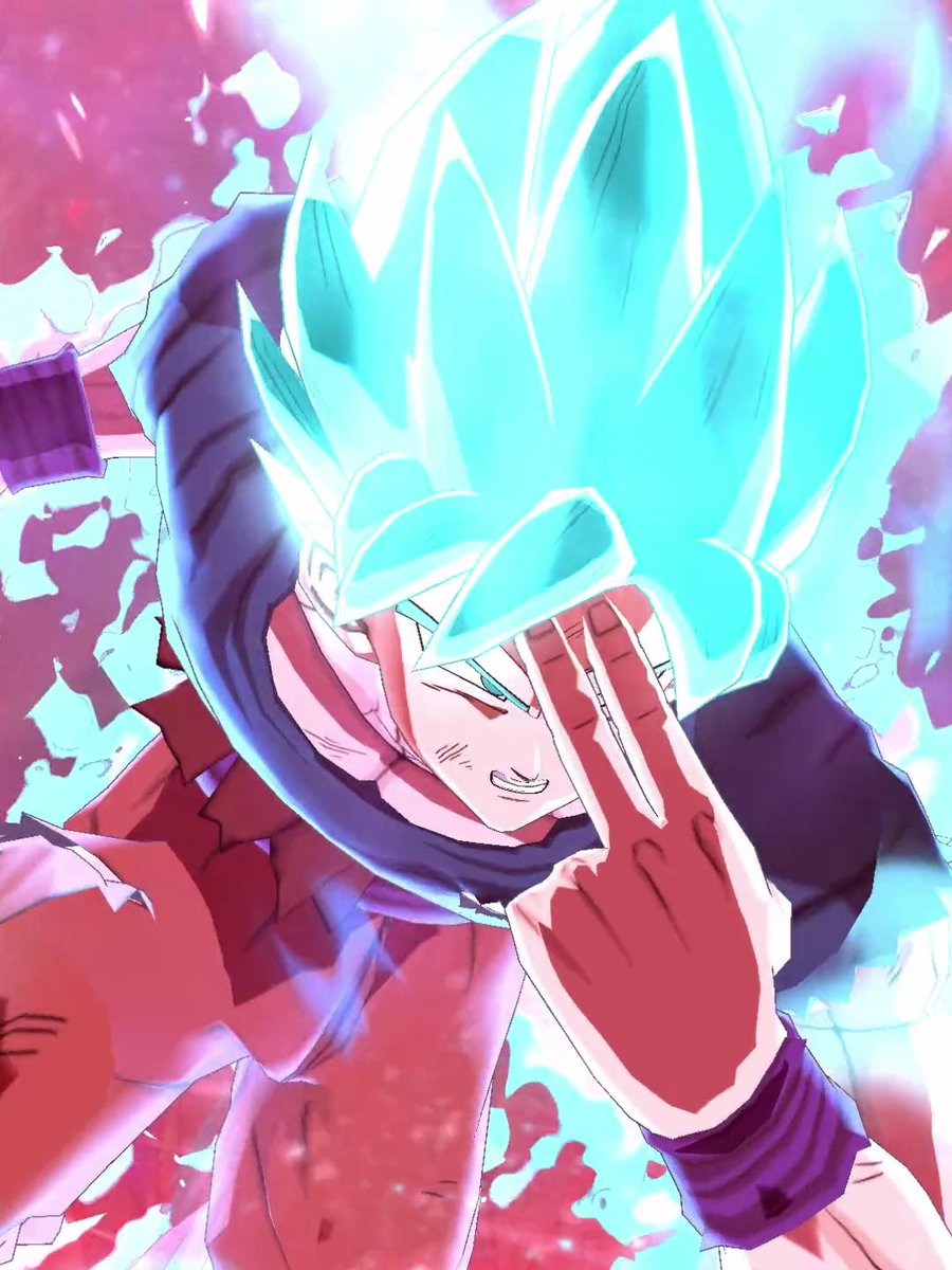 [LR "SSGSS Kaioken Goku"!] An attacker with Unique Gauge-consuming effects! Use 25% via Strike/Blast Arts to nullify Combo-Breaking Actions, etc.! When Unique Gauge is full, activate an Ult. Arts to consume the entire gauge and nullify Element disadvantages &amp; more! #DBLegends