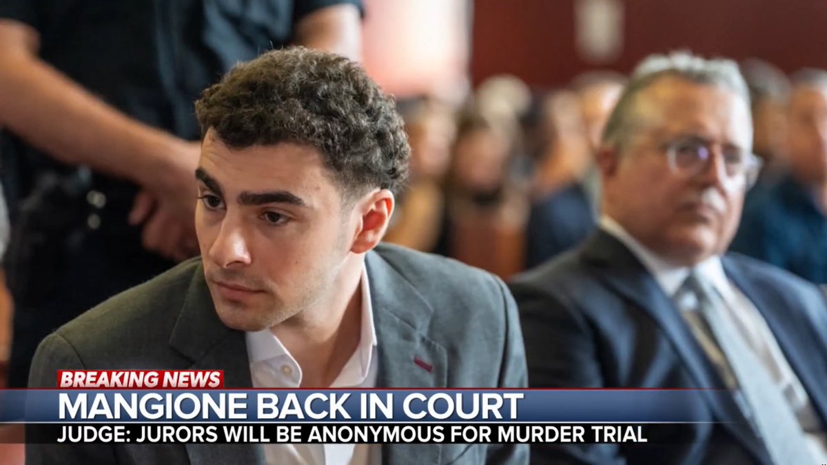 A judge says due to the intense public scrutiny and instances of threatening behavior by individuals outside the courthouse, the jury in Luigi Mangione's murder. Matt Rivers reports.