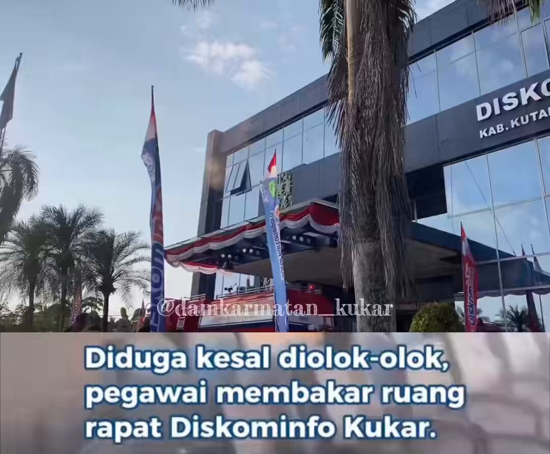 kesel votonya sering dijadiin stiker meme seorang pegavvai diduga membakar ruang rapat