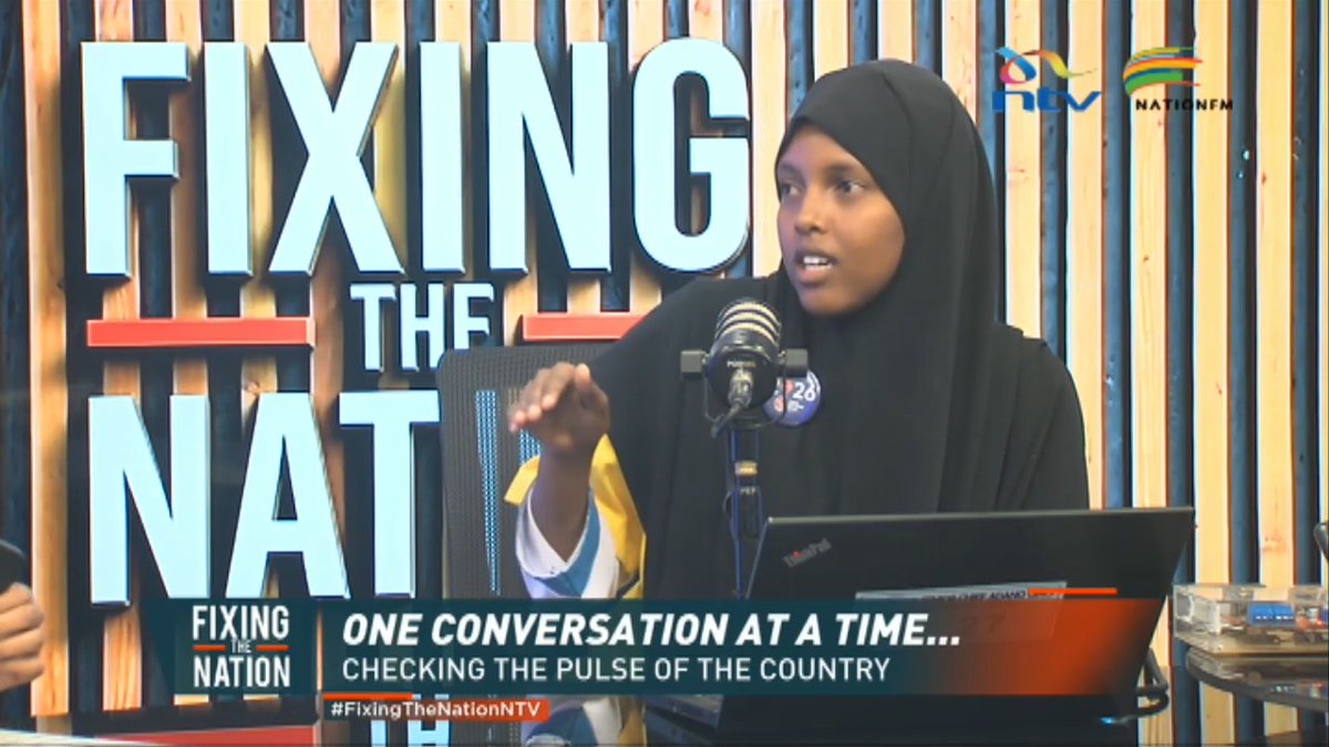 Asha Harun: It was one of the most memorable moments. We’ll never forget it. Harun, together with Hafsa Ibrahim, created an AI-based drought prediction system. #FixingTheNationNTV Fellaris Wambui Eric Latiff Nomadic Panda 🐼 Nation FM
