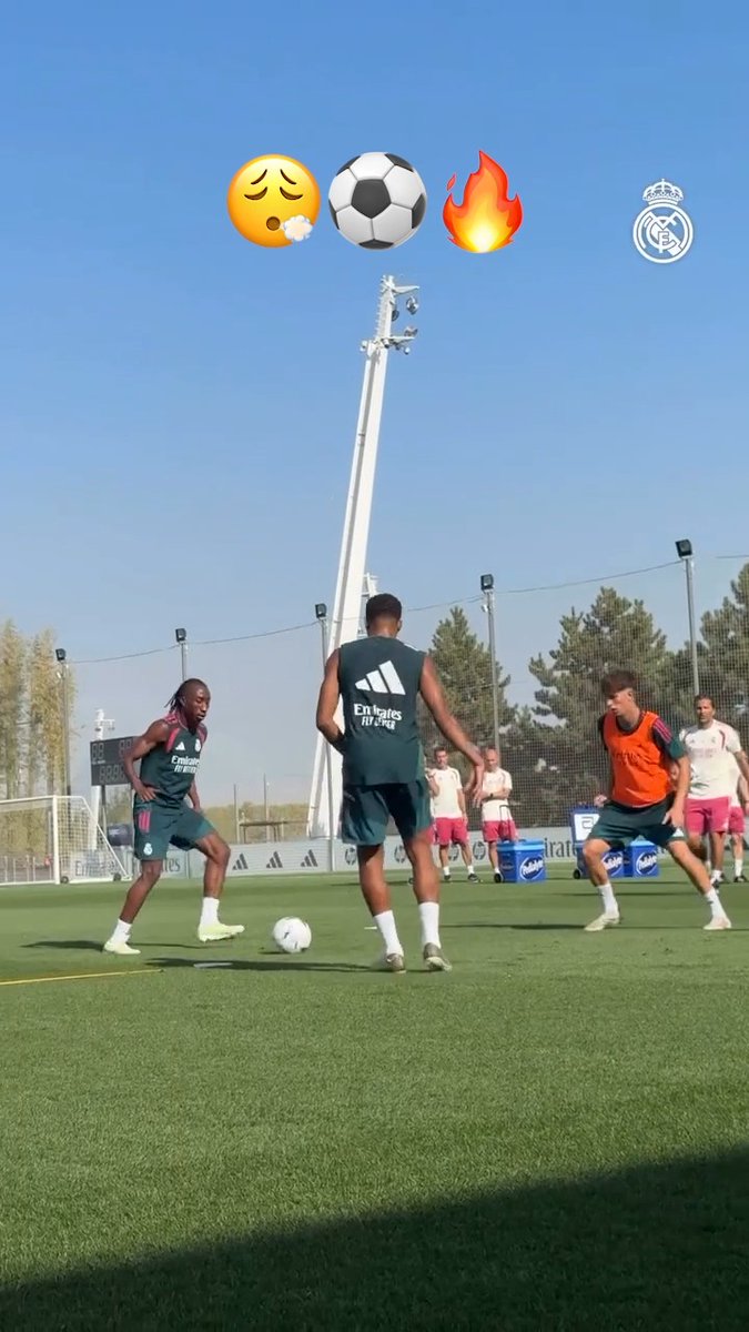 El golazo que se armaron Mbappé, Diomande, Cucurrella y Konaté.😮‍💨⚽️🔥 (Vía @realmadrid/ig)