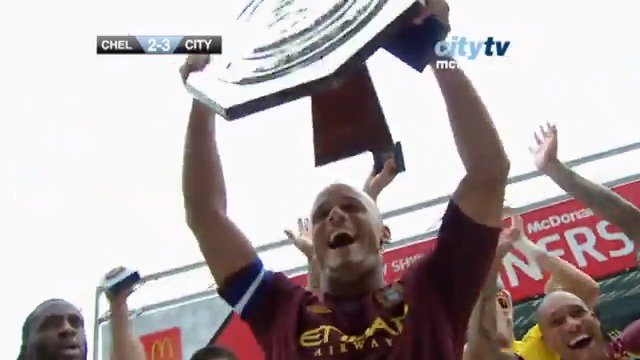 #ManCity won the Community Shield vs Chelsea, #OnThisDay in 2012. 🛡️