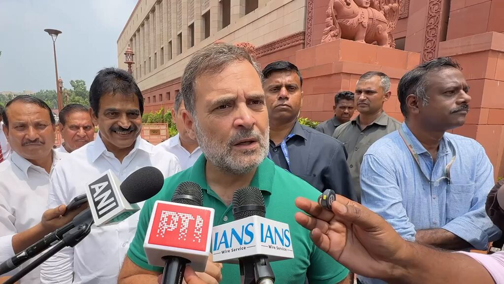 When a man lacks the courage to speak the truth, his silence speaks for him. Amit Shah’s silence is his confession.- Sh. Rahul Gandhi